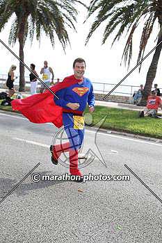 Palma de Mallorca Marathon 2013: Hartmut Keck als Superman