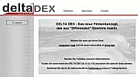 Ansicht Startseite Delta Dex