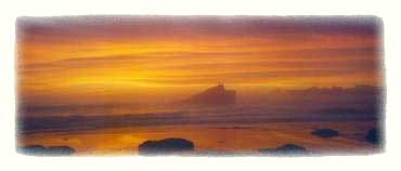 Portugal-Bilder: Sonnenuntergnge, speziell an den Strnden der Westkste ein groartiger Anblick - hier ein Sonnenuntergang an einem Strand direkt bei Sagres