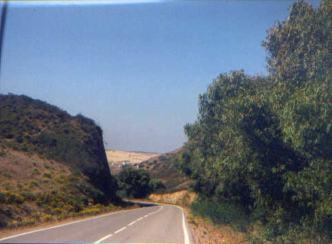 Auf dem Weg zum Strand
Auf unserem beinahe tglichen Weg von Sagres ber Vilha do Bispo kurz vor dem Ortsanfang von Carrapateira.
Im Hintergrund zu sehen ist die (nach Arcachon in Frankreich) zweitgrte Sanddne Europas.