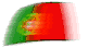 die portugiesische Fahne im Wind ...